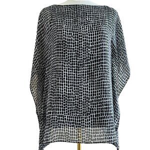 Calvin Klein Black & White Tunic Sz Small